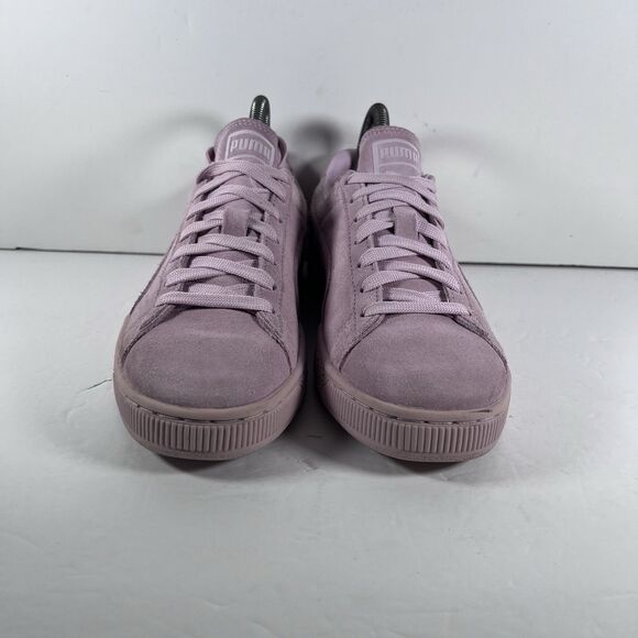Puma Seude Classic Emboss Pink Lace Up Athletic Shoes Sneakers Women's Size 7.5 - Picture 2 of 8